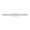 Dweled Styx 25in LED Bathroom Vanity or Wall Light 3-CCT 2700K-3000K-3500K Set to 3000K in Brushed Aluminum WS-411 - alternate 3
